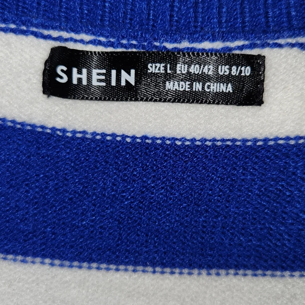 Shein long sleeve striped sweater dress - Picture 3 of 6